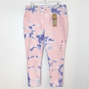 Levis 721 High Rise Skinny Tie Dye Jeans 20W